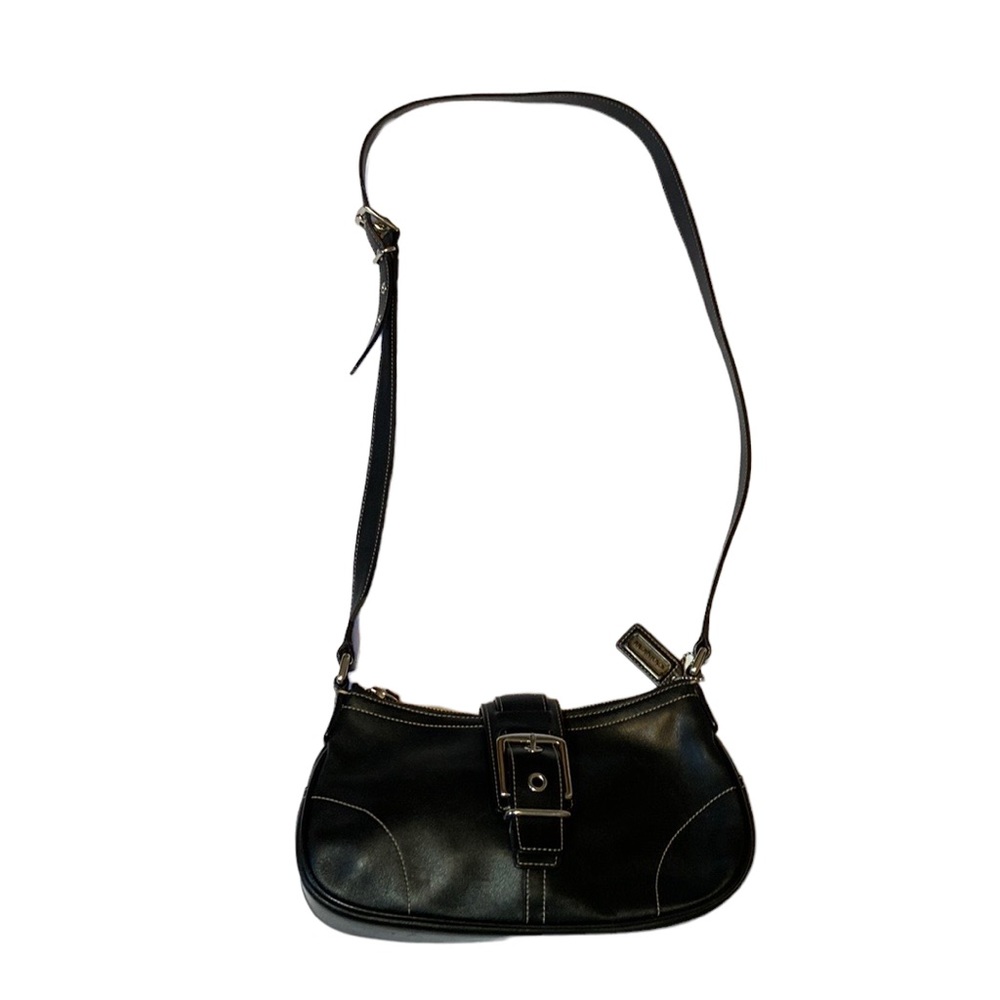 Vintage Coach Buckle Crossbody Purse